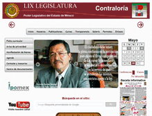 Tablet Screenshot of contraloriadelpoderlegislativo.gob.mx